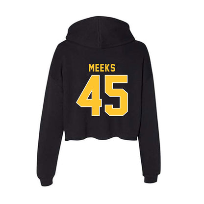 GMU - NCAA Baseball : Gardner Meeks - Women's Crop Fleece Hoodie-1