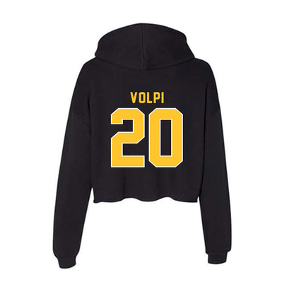 GMU - NCAA Women's Soccer : Brooke Volpi - Women's Crop Fleece Hoodie-1