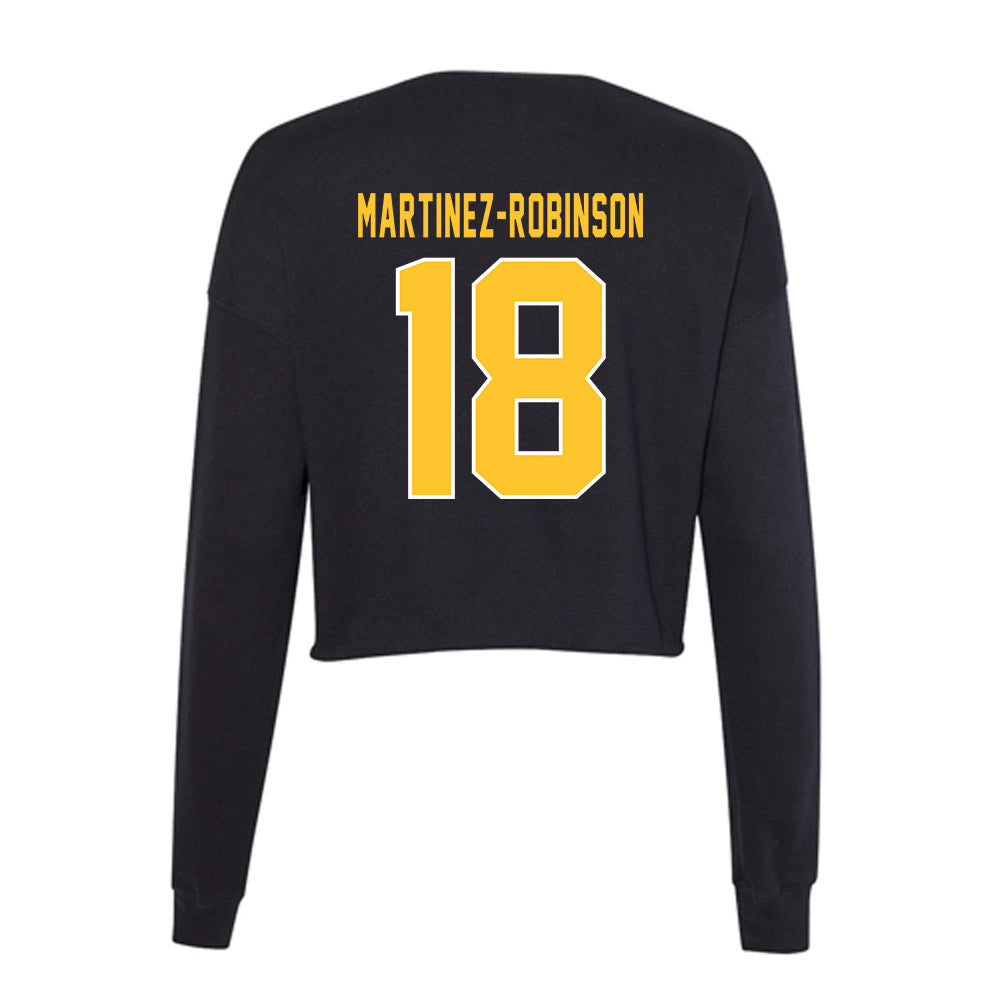 GMU - NCAA Women's Volleyball : Autumn Martinez-Robinson - Women's Cropped Crew Fleece-1