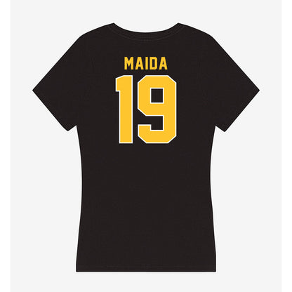 GMU - NCAA Women's Soccer : Kasey Maida - Women's V-Neck T-Shirt-1