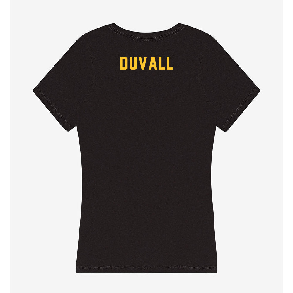 GMU - NCAA Wrestling : Malachi DuVall - Women's V-Neck T-Shirt-1