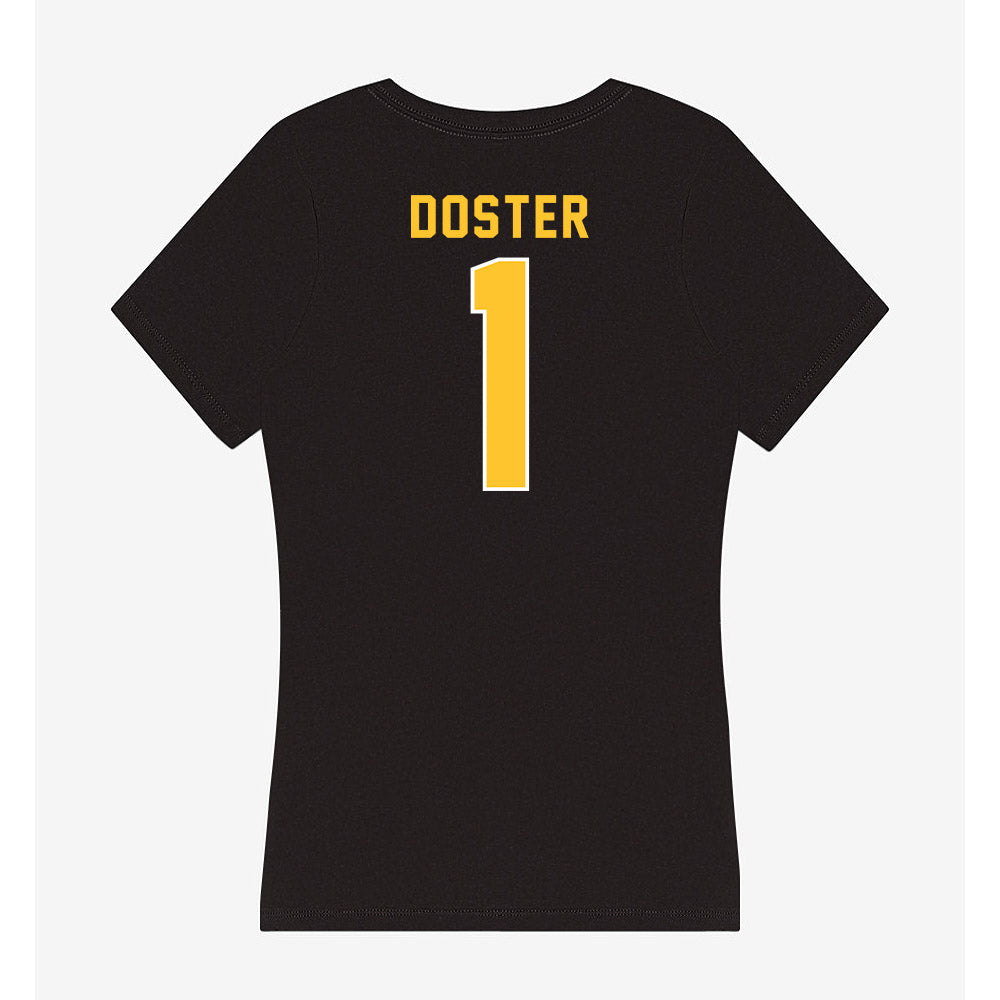 GMU - NCAA Women's Basketball : Jazmyn Doster - Women's V-Neck T-Shirt-1