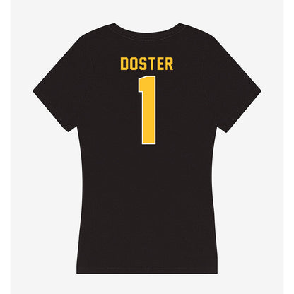 GMU - NCAA Women's Basketball : Jazmyn Doster - Women's V-Neck T-Shirt-1