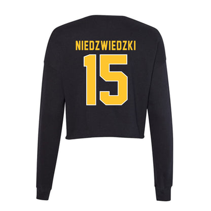 GMU - NCAA Women's Soccer : Tessa Niedzwiedzki - Women's Cropped Crew Fleece-1