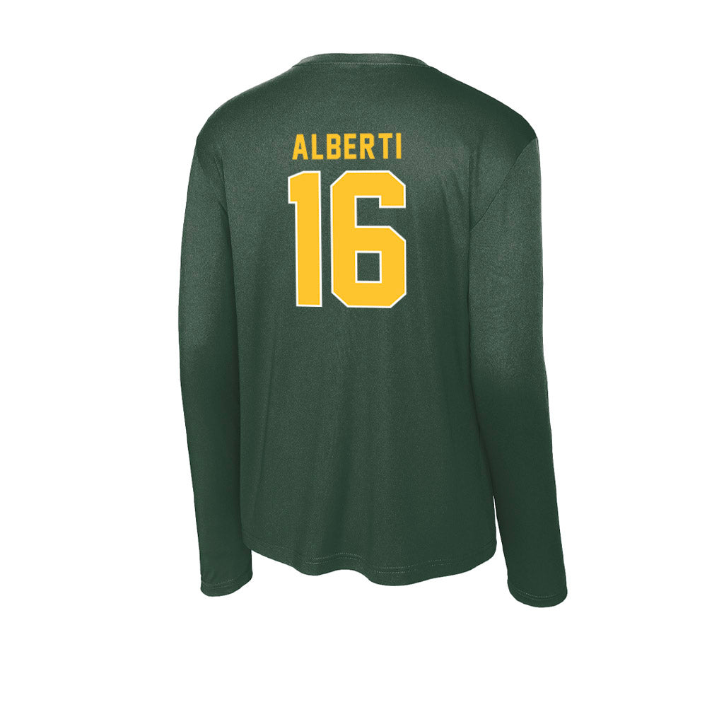 GMU - NCAA Baseball : Lucas Alberti - Activewear Long Sleeve T-Shirt-1
