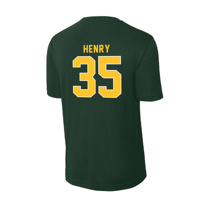 GMU - NCAA Men's Basketball : Malik Henry - Activewear T-Shirt-1