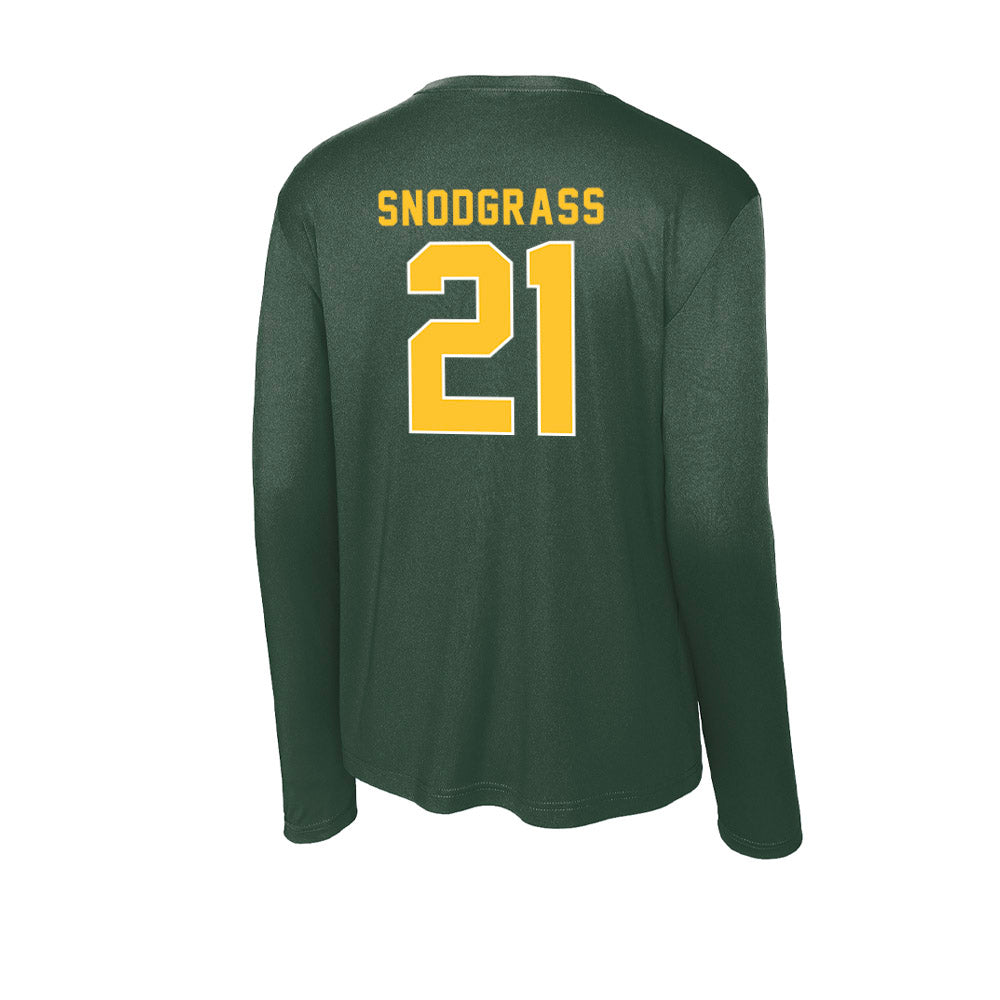 GMU - NCAA Men's Volleyball : Evan Snodgrass - Activewear Long Sleeve T-Shirt-1