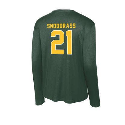 GMU - NCAA Men's Volleyball : Evan Snodgrass - Activewear Long Sleeve T-Shirt-1