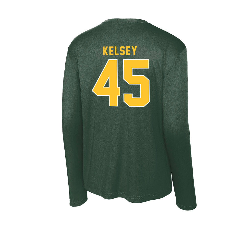 GMU - NCAA Baseball : Carter Kelsey - Activewear Long Sleeve T-Shirt-1