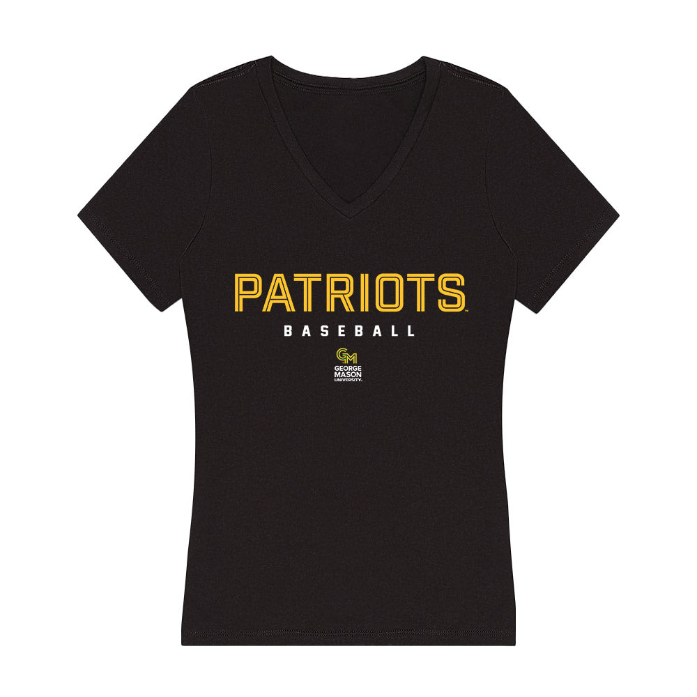GMU - NCAA Baseball : Lucas Alberti - Women's V-Neck T-Shirt-0