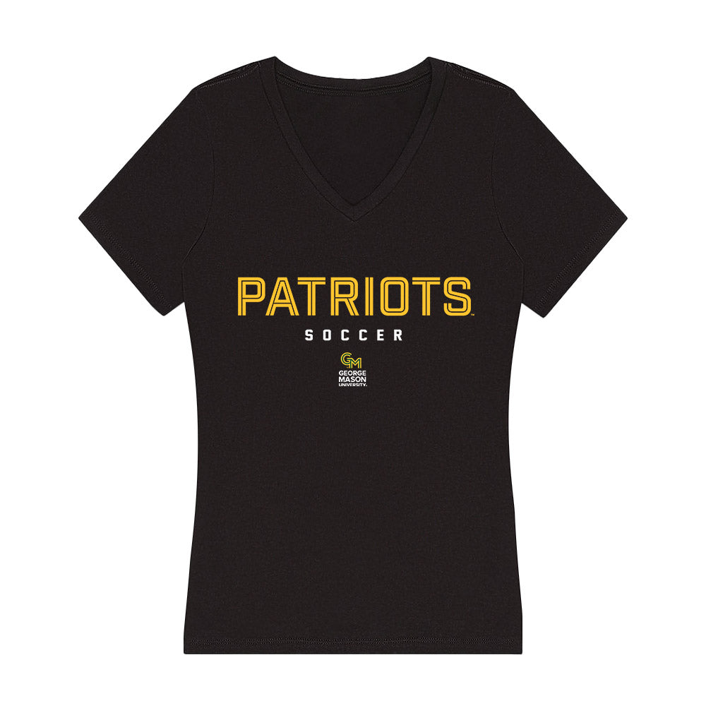 GMU - NCAA Women's Soccer : Josie Stockett - Women's V-Neck T-Shirt-0