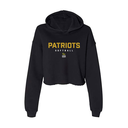 GMU - NCAA Softball : Alyssa Rangel - Women's Crop Fleece Hoodie-0