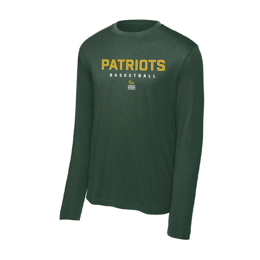 GMU - NCAA Men's Basketball : Emmett Adair - Activewear Long Sleeve T-Shirt-0