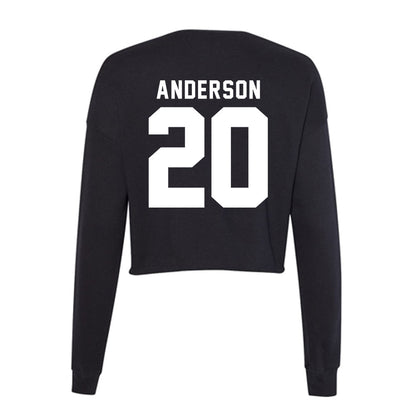 Loyola - NCAA Women's Soccer : Olivia Anderson - Women's Cropped Crew Fleece-1