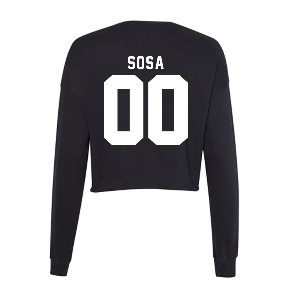 Loyola - NCAA Men's Volleyball : Aleksandar Sosa - Women's Cropped Crew Fleece-1