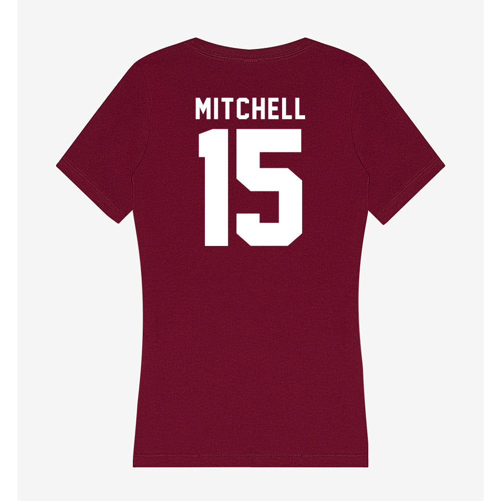 Loyola - NCAA Softball : Katie Mitchell - Women's V-Neck T-Shirt-1