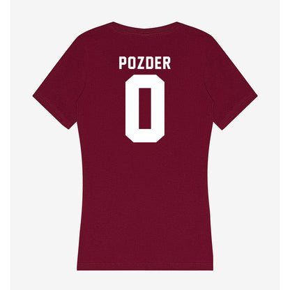 Loyola - NCAA Men's Soccer : Nemanja Pozder - Women's V-Neck T-Shirt-1