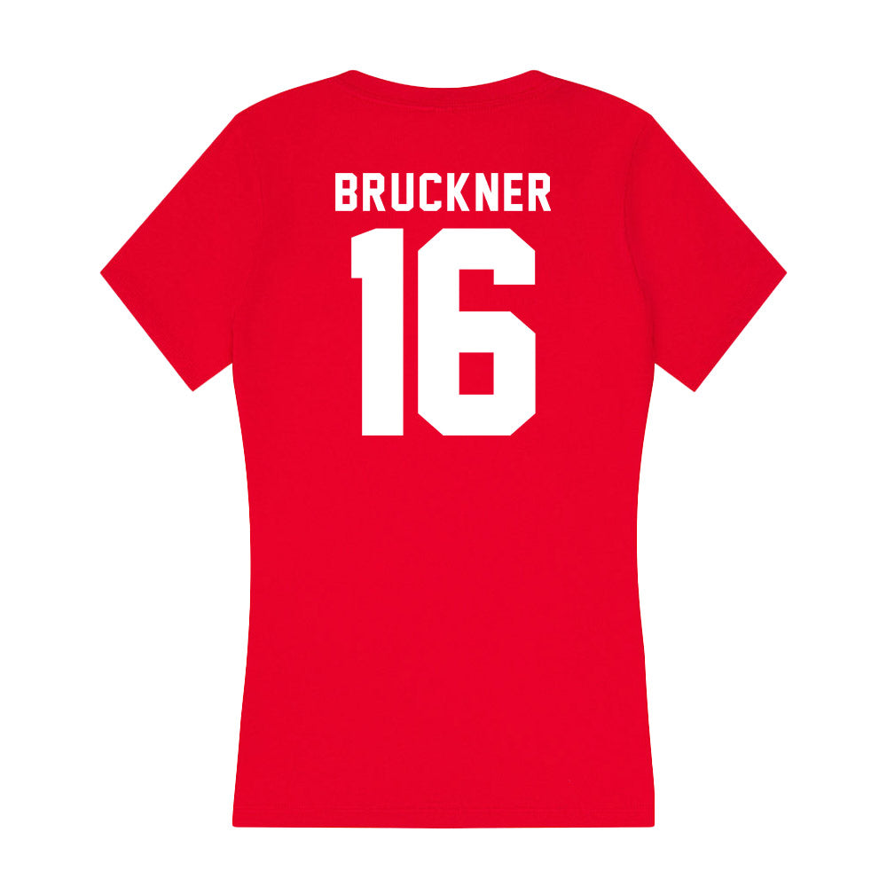 Loyola - NCAA Women's Volleyball : Jordan Bruckner - Women's V-Neck T-Shirt-1