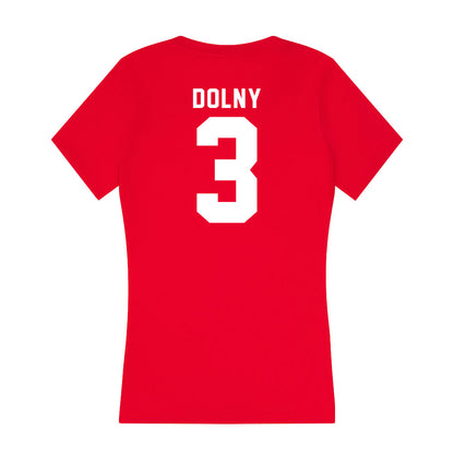 Loyola - NCAA Women's Basketball : Holly Dolny - Women's V-Neck T-Shirt-1