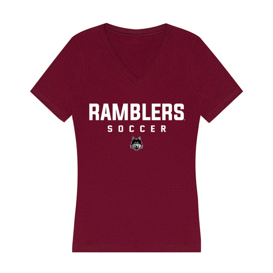 Loyola - NCAA Women's Soccer : Sophie Ackerman - Women's V-Neck T-Shirt-0