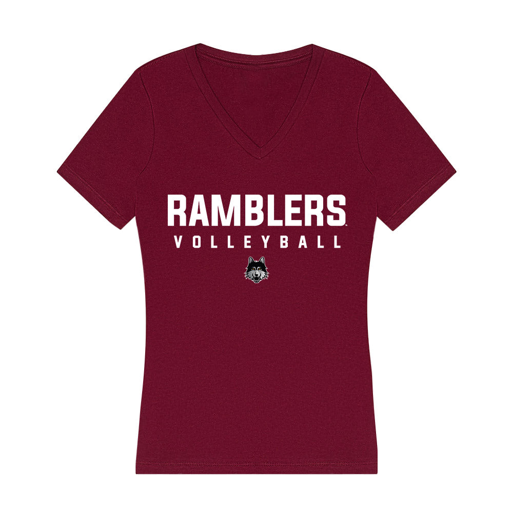 Loyola - NCAA Men's Volleyball : William Hatch - Women's V-Neck T-Shirt-0
