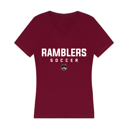 Loyola - NCAA Men's Soccer : Petar Janjic - Women's V-Neck T-Shirt-0
