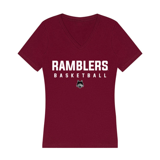 Loyola - NCAA Women's Basketball : Alexa Kinas - Women's V-Neck T-Shirt-0