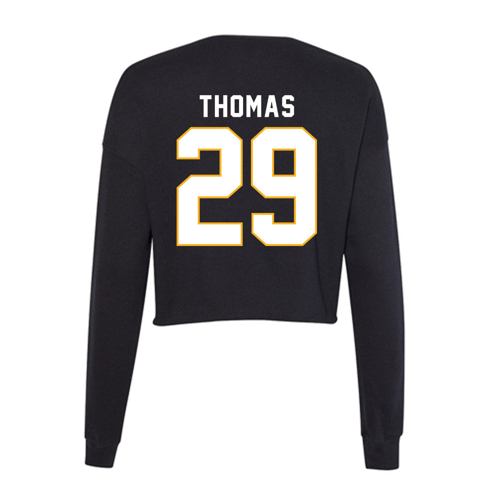 SJSU - NCAA Football : Jaylen Thomas - Women's Cropped Crew Fleece-1