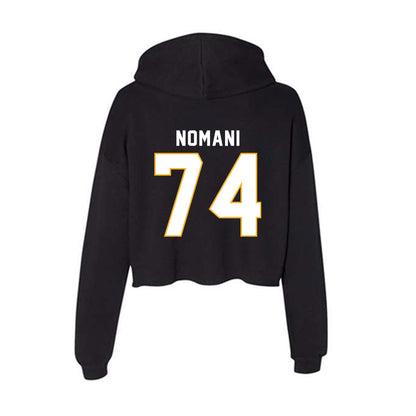 SJSU - NCAA Football : Sione Nomani - Women's Crop Fleece Hoodie-1