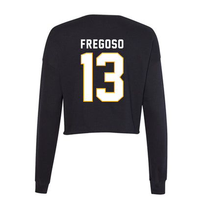 SJSU - NCAA Men's Soccer : Daniel Fregoso - Women's Cropped Crew Fleece-1