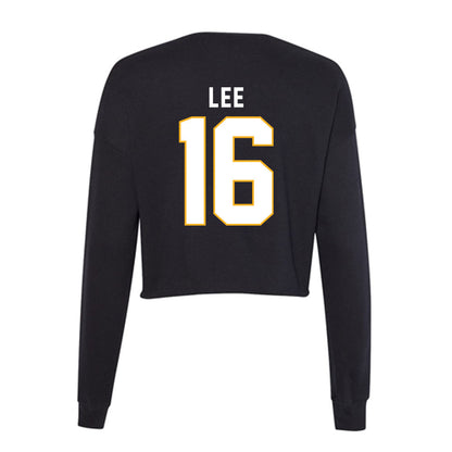 SJSU - NCAA Football : CJ Lee - Women's Cropped Crew Fleece-1