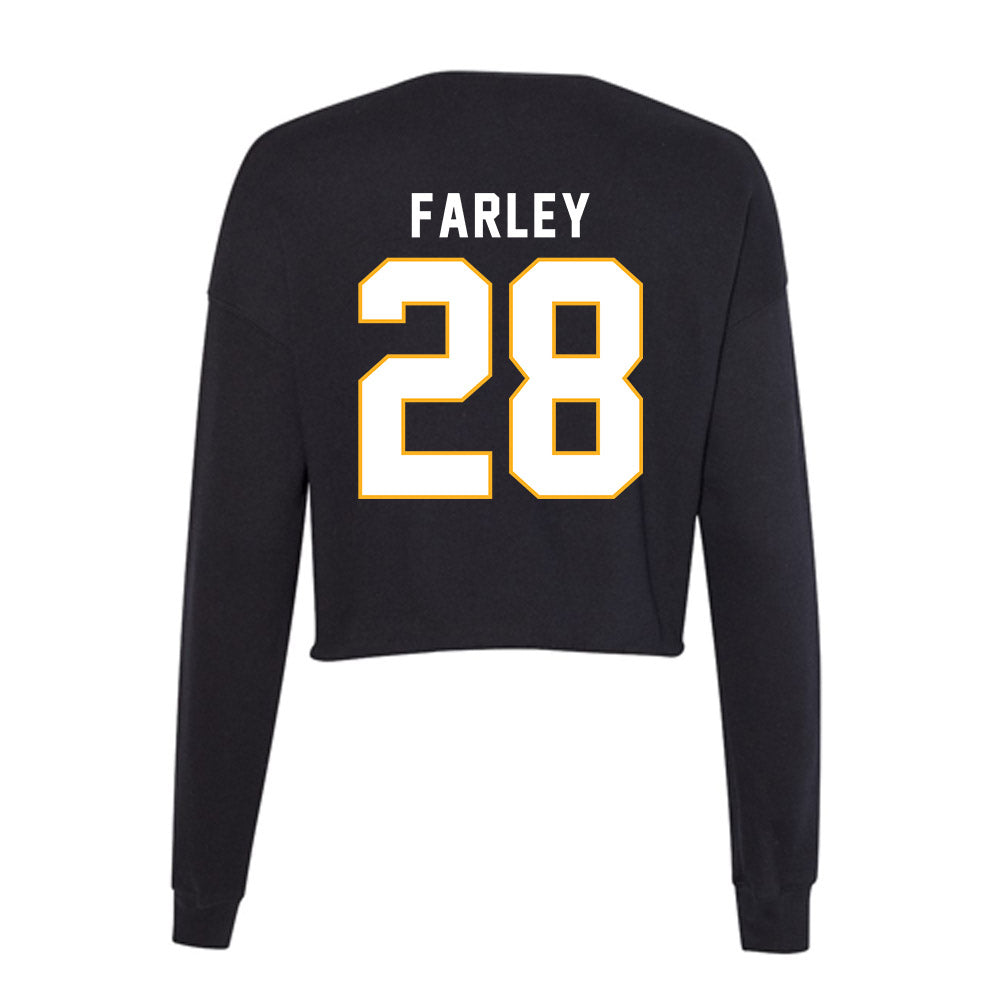 SJSU - NCAA Men's Soccer : Colin Farley - Women's Cropped Crew Fleece-1