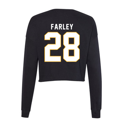 SJSU - NCAA Men's Soccer : Colin Farley - Women's Cropped Crew Fleece-1
