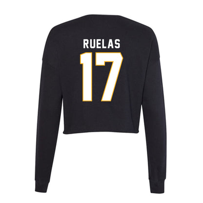 SJSU - NCAA Football : Ryker Ruelas - Women's Cropped Crew Fleece-1