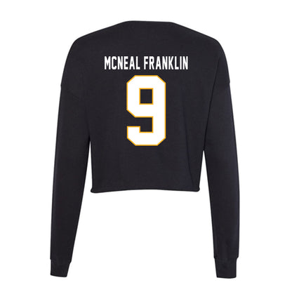 SJSU - NCAA Football : Noah McNeal Franklin - Women's Cropped Crew Fleece-1