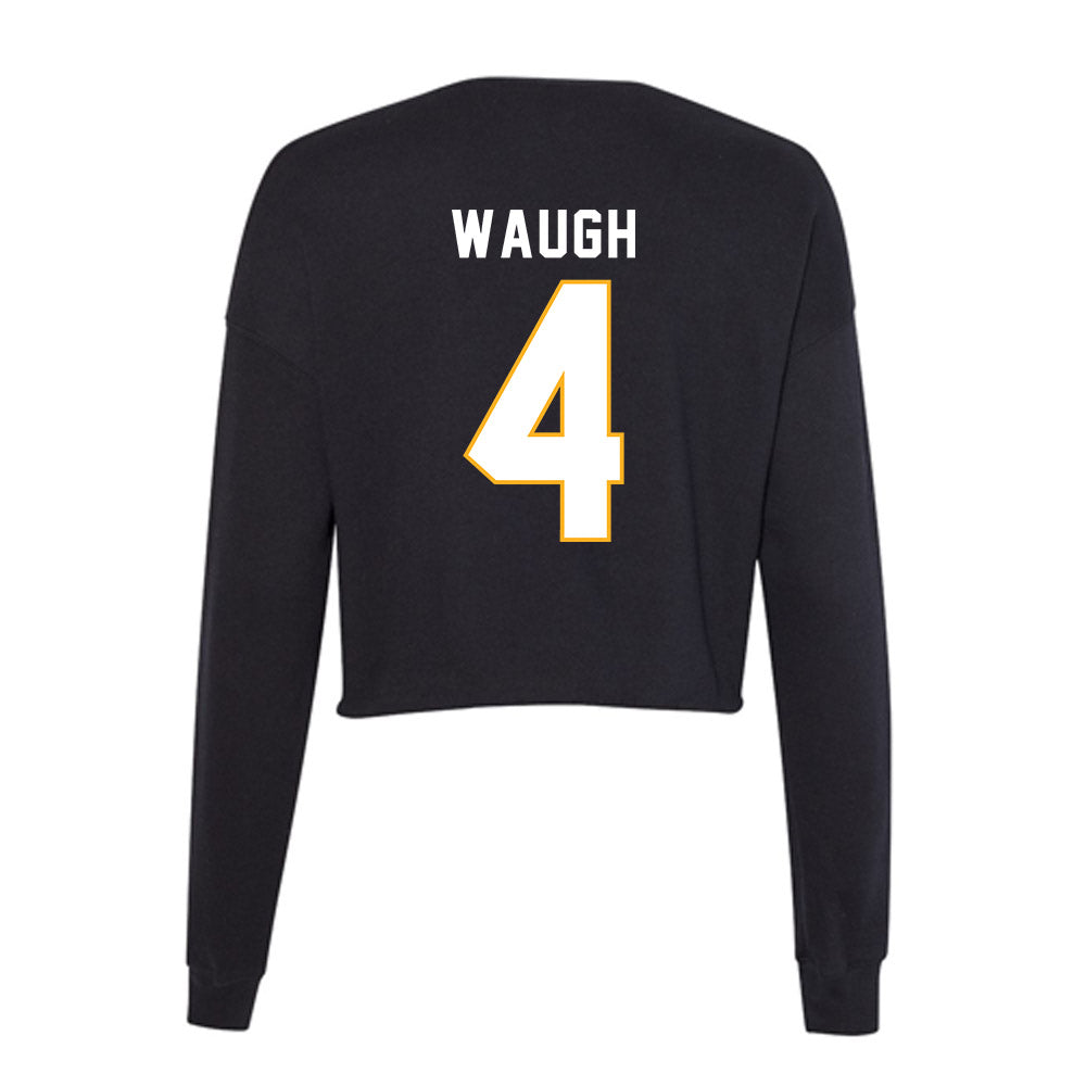 SJSU - NCAA Women's Basketball : Rylei Waugh - Women's Cropped Crew Fleece-1