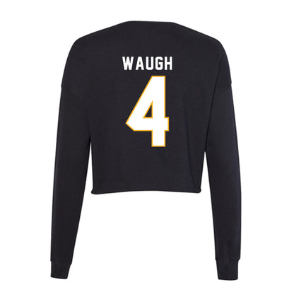 SJSU - NCAA Women's Basketball : Rylei Waugh - Women's Cropped Crew Fleece-1