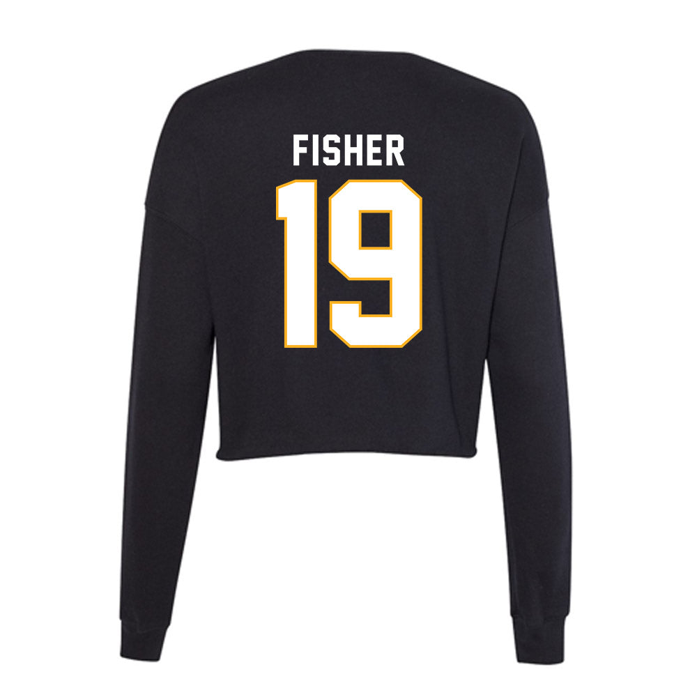 SJSU - NCAA Women's Water Polo : Taylor Fisher - Women's Cropped Crew Fleece-1