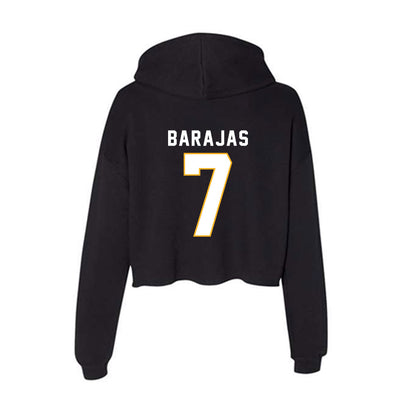 SJSU - NCAA Men's Soccer : Jarette Barajas - Women's Crop Fleece Hoodie-1