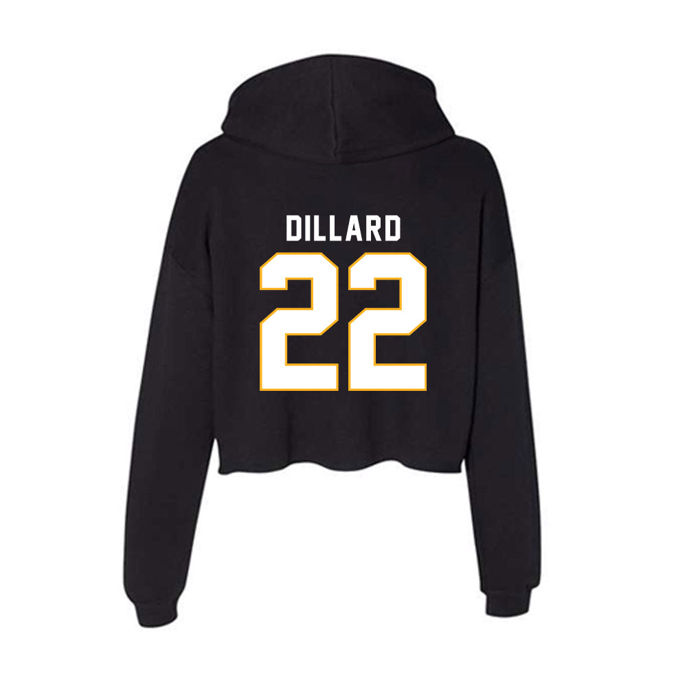 SJSU - NCAA Women's Basketball : Kaliyah Dillard - Women's Crop Fleece Hoodie-1