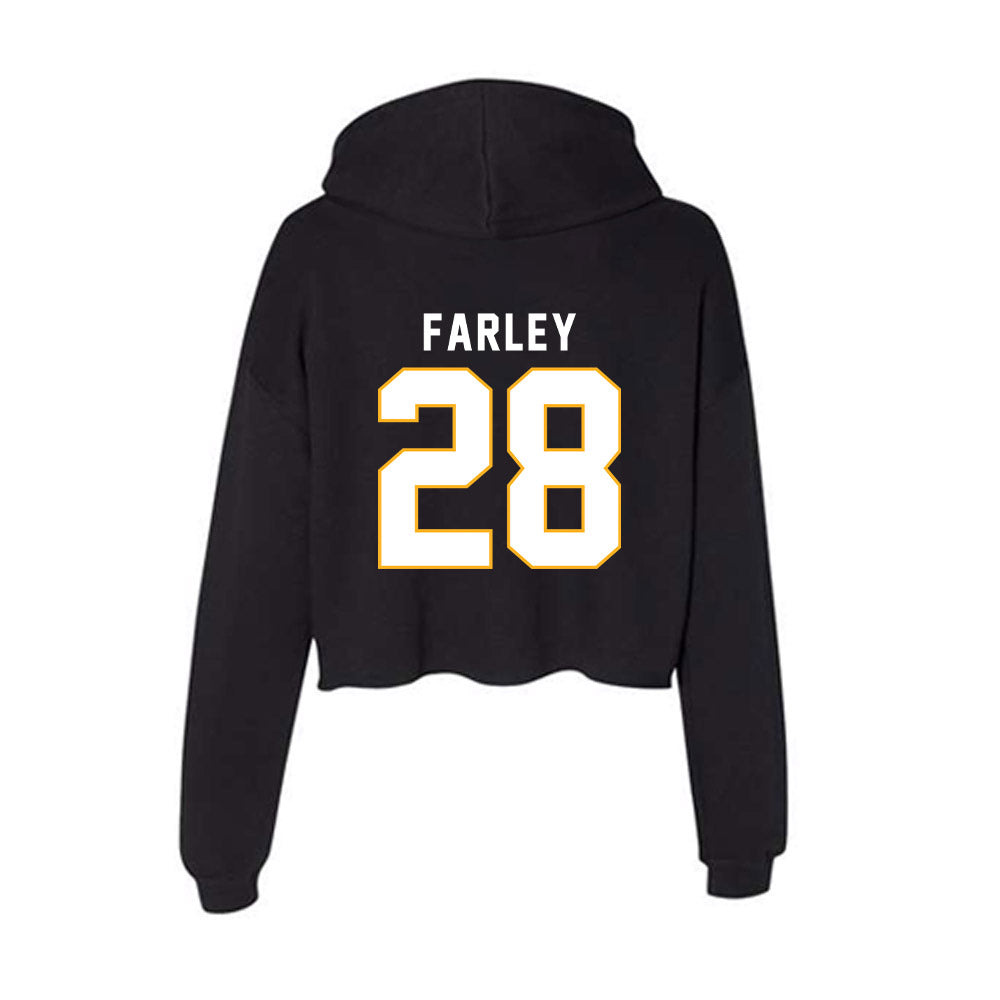 SJSU - NCAA Men's Soccer : Colin Farley - Women's Crop Fleece Hoodie-1
