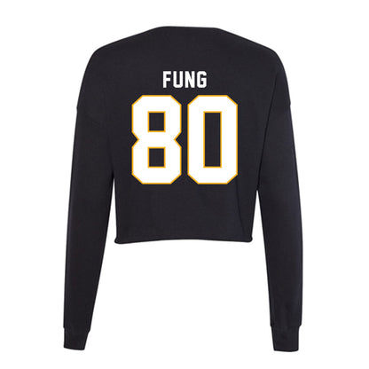 SJSU - NCAA Football : Jeremiah Fung - Women's Cropped Crew Fleece-1