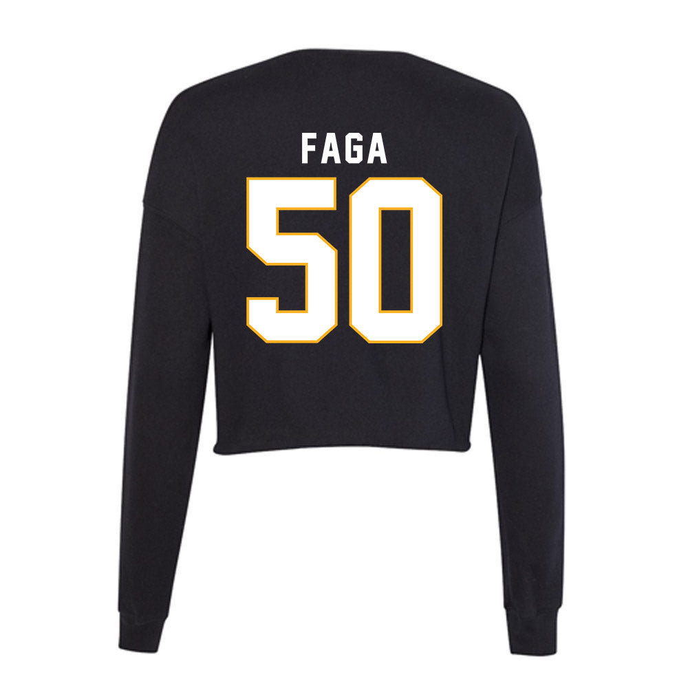 SJSU - NCAA Football : Gafataulagi Faga - Women's Cropped Crew Fleece-1