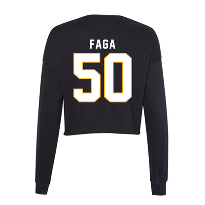 SJSU - NCAA Football : Gafataulagi Faga - Women's Cropped Crew Fleece-1