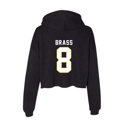 SJSU - NCAA Women's Soccer : Joliye Brass - Women's Crop Fleece Hoodie-1