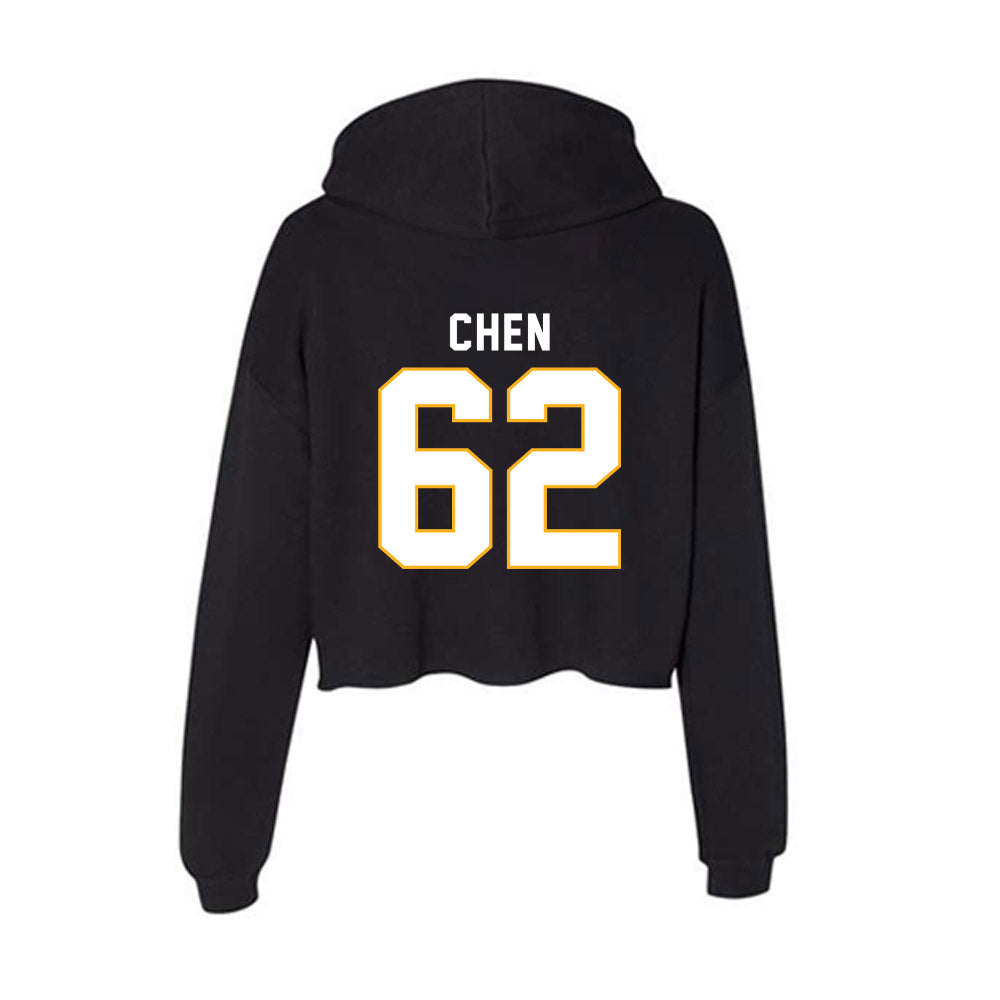 SJSU - NCAA Football : Tyler Chen - Women's Crop Fleece Hoodie-1