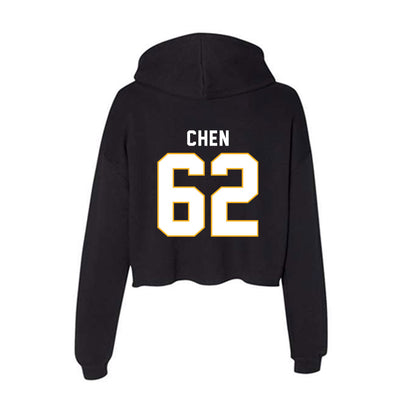 SJSU - NCAA Football : Tyler Chen - Women's Crop Fleece Hoodie-1