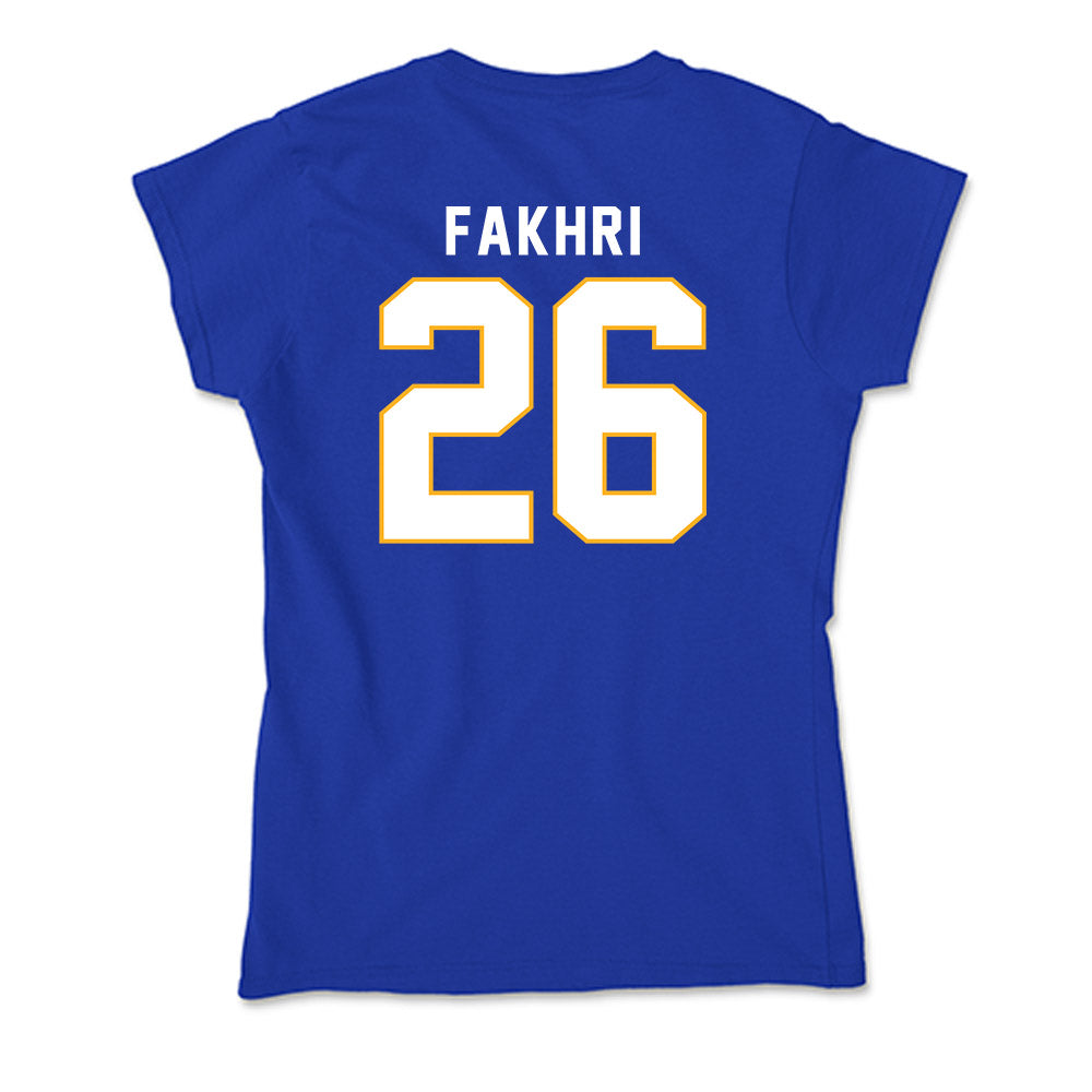 SJSU - NCAA Men's Soccer : Eamon Fakhri - Soft Style Women’s T-Shirt-1