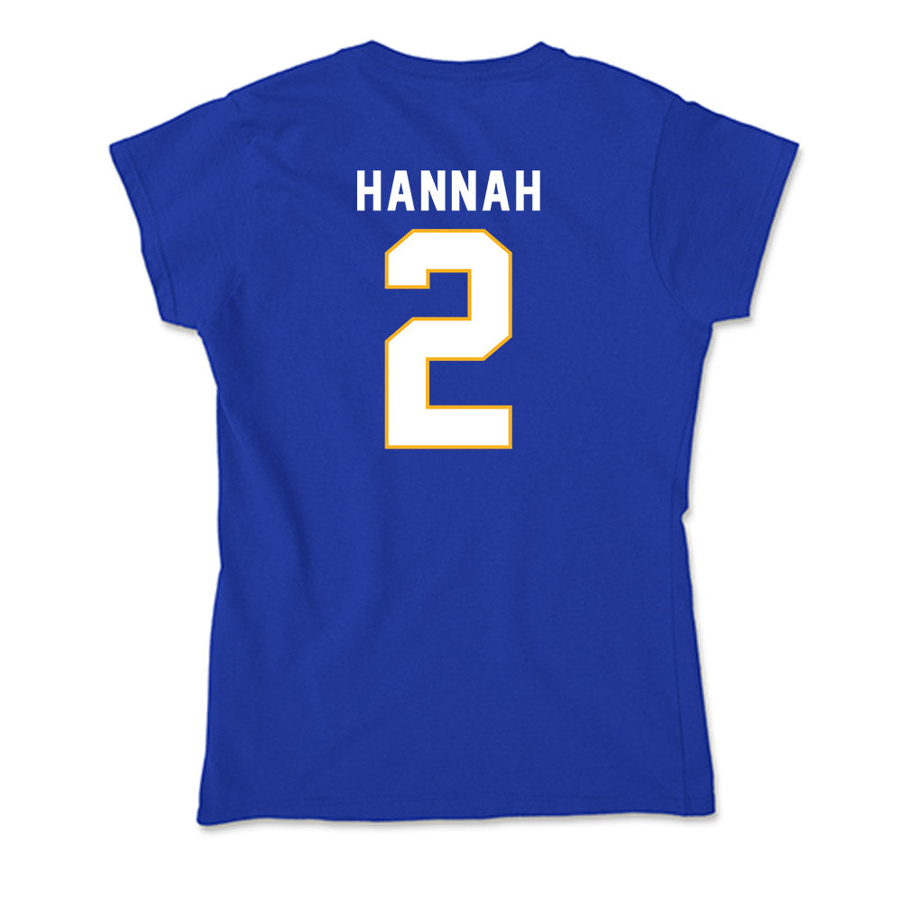 SJSU - NCAA Men's Basketball : Javaughn Hannah - Soft Style Women’s T-Shirt-1