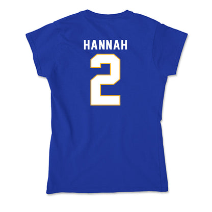 SJSU - NCAA Men's Basketball : Javaughn Hannah - Soft Style Women’s T-Shirt-1